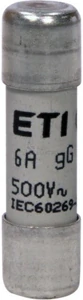 pojistka 10x38 keramická 6A GG 500V