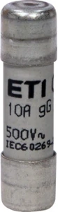 pojistka 10x38 keramická 10A GG 500V