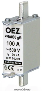 pojistka PNA000 40A GG OEZ 500V