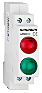 Instalační LED signálka AMPARO, 230 V AC/DC