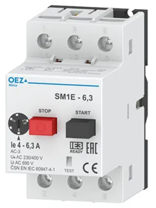 motorový spouštěč SM1E 4-6,3A 39265