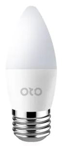 TOTO E27 8W ekv. 66W 900lm 3000K C37