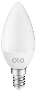 TOTO E14 8W ekv. 66W 900lm 3000K C37