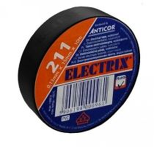 izolační páska PVC 15x/10 ANTICOR černá