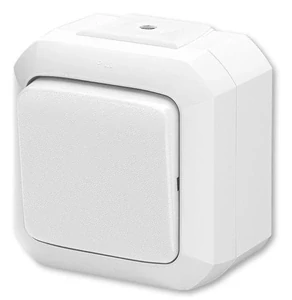 vypínač č. 6 3558N-C06510 B bílý IP54