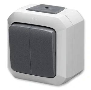 vypínač č. 5 3558N-C05510 S šedý IP54