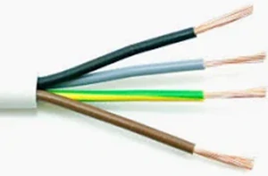 kabel CYSY 4x1,5 bílá