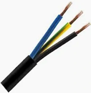 kabel CYSY 3x1,5 černá