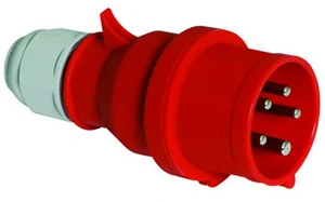 vidlice 400V 32A 5P 6H IP44 2148 BALS