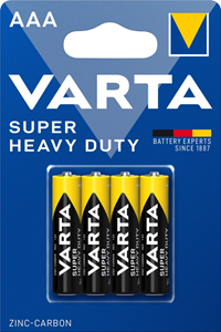 Baterie AAA R03 1,5V Varta SUPER HEAVY DUTY