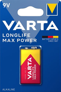 Baterie 9V Varta LONGLIFE MAX POWER