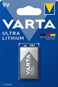 Baterie 9V Varta ULTRA LITHIUM